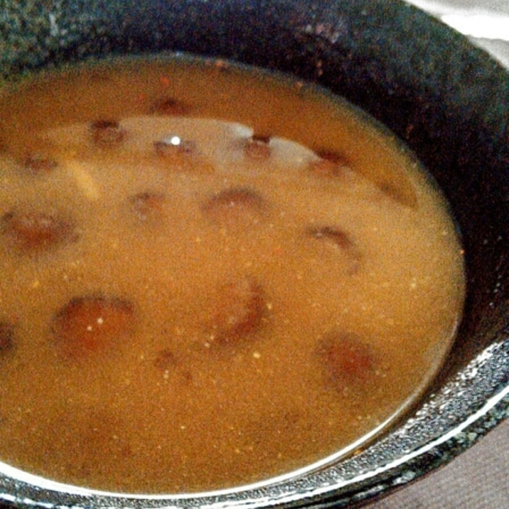 超簡単!こども大好きなめこのお味噌汁♡